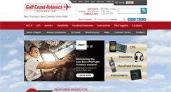 Desktop Screenshot of gulfcoastavionics.com